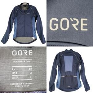 Gore Bike Wear Blue Jacket Phantom 2.0 SO Cycling Full Zip Women’s Medium